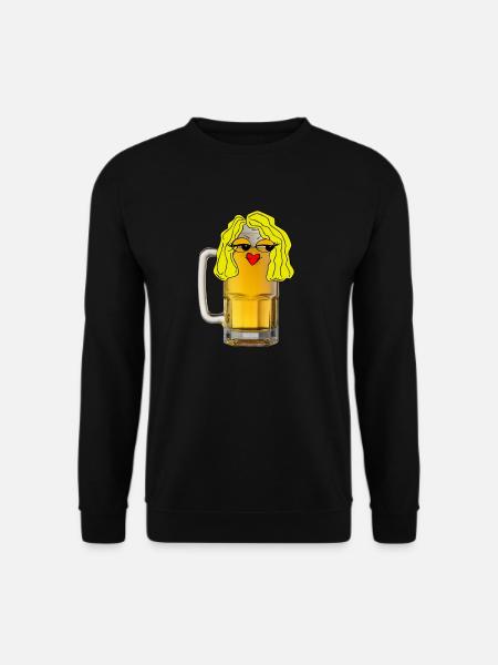 Cool blond beer - Unisex Sweatshirt - black