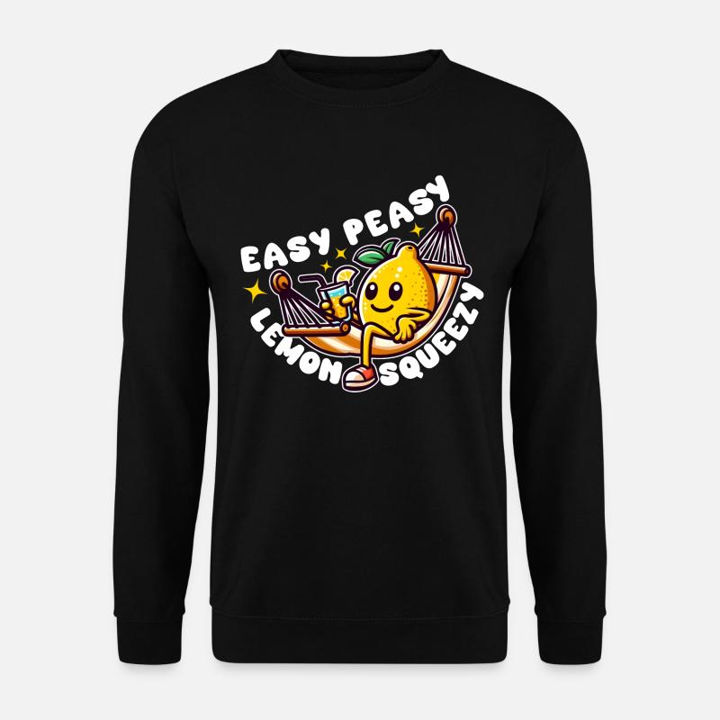 EASY PEASY ZITRONENPRESSE - Unisex Pullover - Schwarz