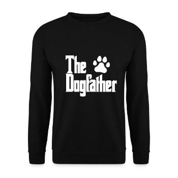 The Dogfather - Unisex Pullover - Schwarz - Vorne - Alina (178cm) & Michal (187cm)