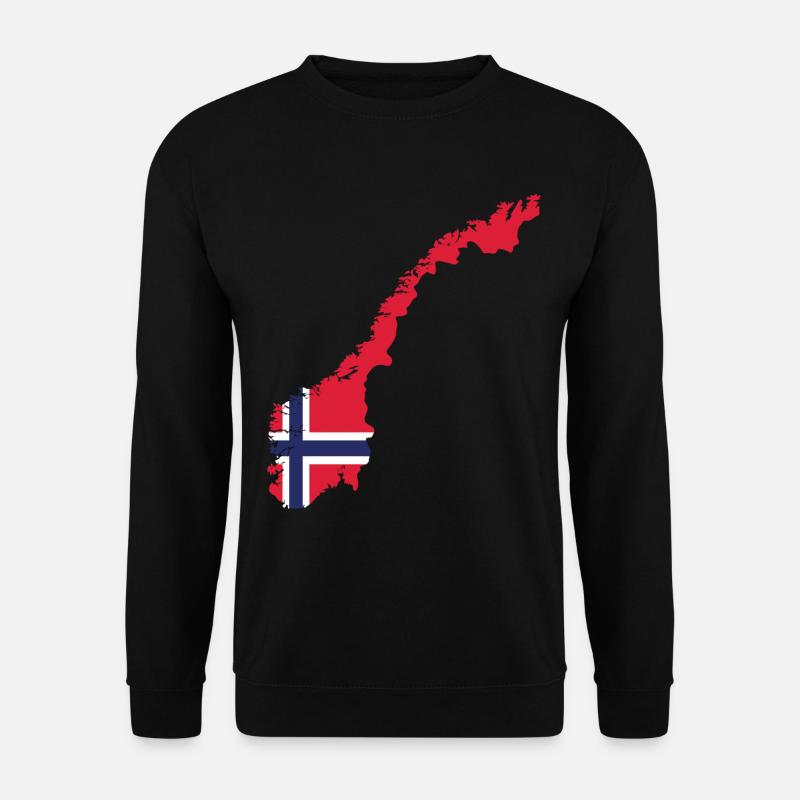 Norwegen Norweger Skandinavien - Unisex Pullover - Schwarz