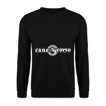 Cane corso - Sweat-shirt Unisexe - noir - Devant - Alina (178cm) & Michal (187cm)
