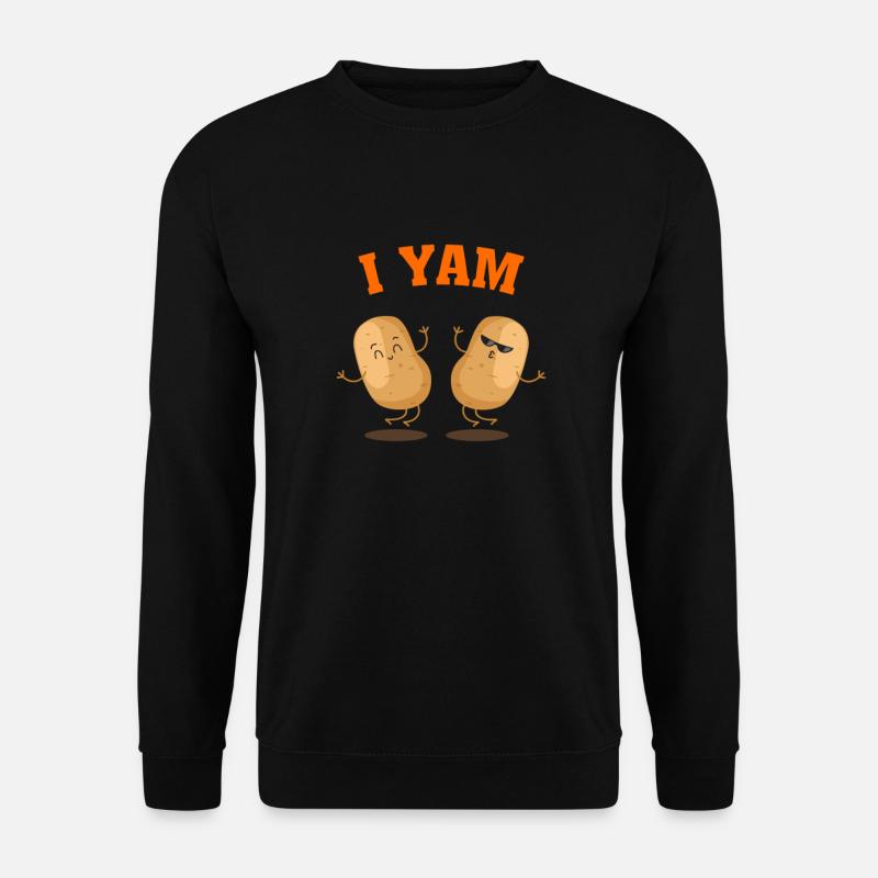 Ich Yam - sie ist meine süße Kartoffel - Unisex Pullover - Schwarz