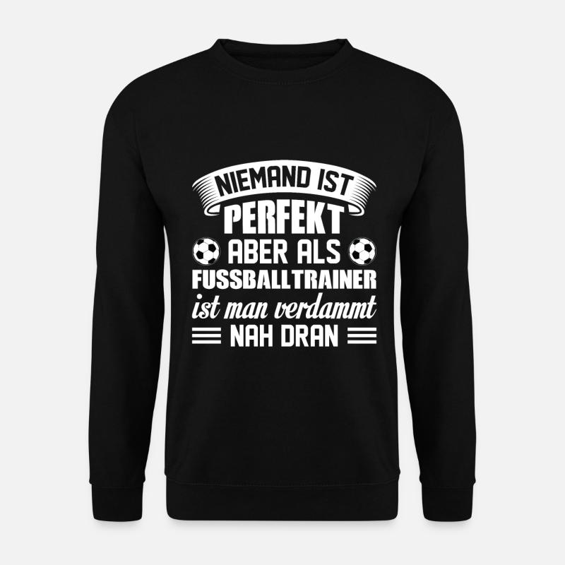 Fußballtrainer - Unisex Pullover - Schwarz