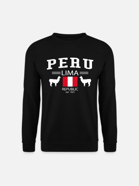 Peru - Unisex Pullover - Schwarz