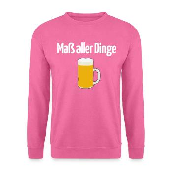Maß aller Dinge - Unisex Pullover - Pink - Vorne