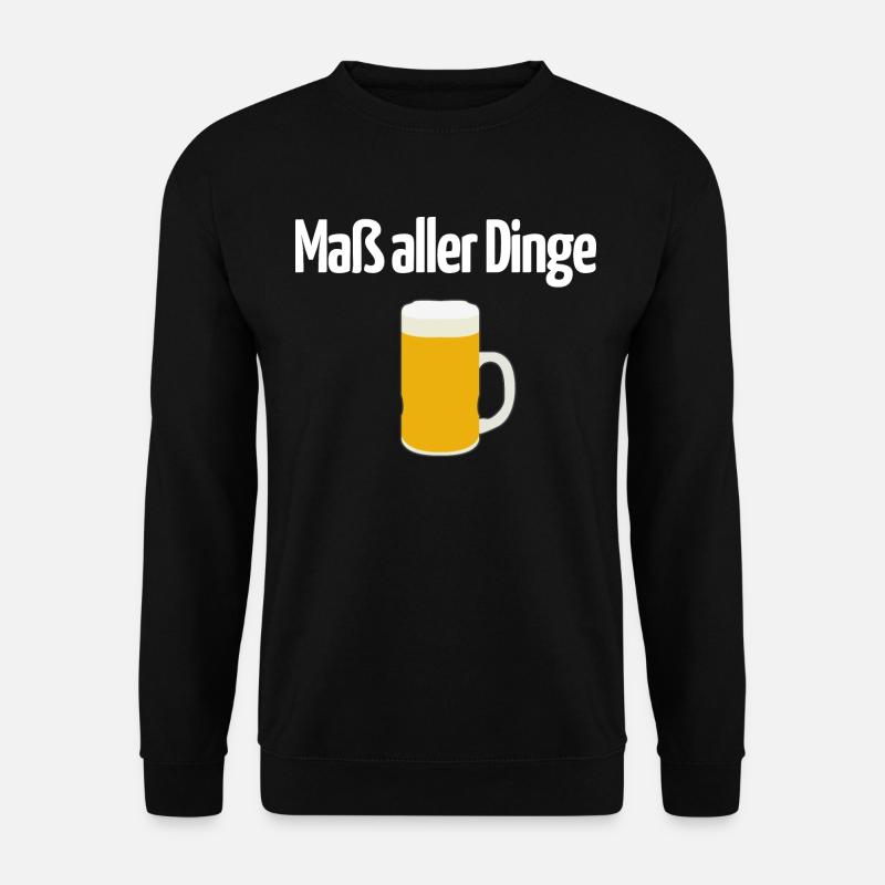 Maß aller Dinge - Unisex Pullover - Schwarz