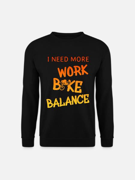 spruch für biker - Unisex Pullover - Schwarz