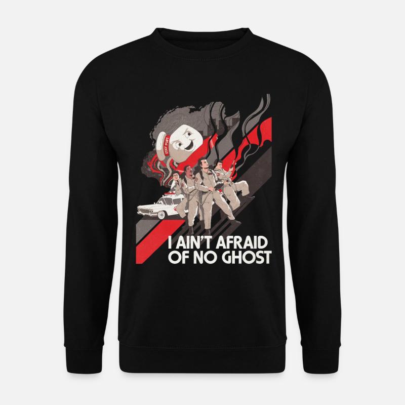 Ghostbusters Kampf Mit Marshmallow-Mann - Unisex Pullover - Schwarz