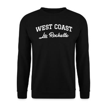 WEST COAST La Rochelle - Sweat-shirt Unisexe - noir - Devant - Alina (178cm) & Michal (187cm)