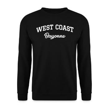 WEST COAST Bayonne - Sweat-shirt Unisexe - noir - Devant - Alina (178cm) & Michal (187cm)