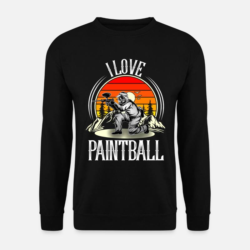Paintball - Unisex Pullover - Schwarz