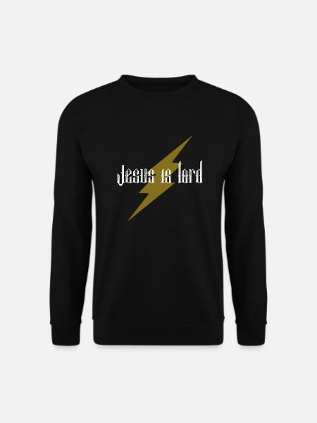 Jesus ist Herr - Christ - Unisex Pullover - Schwarz