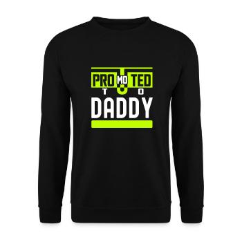 Promu à papa 2023 - Sweat-shirt Unisexe - noir - Devant - Alina (178cm) & Michal (187cm)