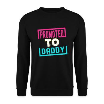 Promu papa - Sweat-shirt Unisexe - noir - Devant - Alina (178cm) & Michal (187cm)