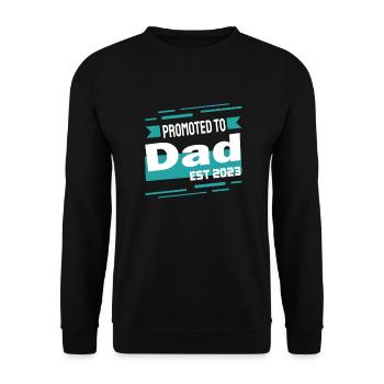 Promu à Papa Est 2023 - Sweat-shirt Unisexe - noir - Devant - Alina (178cm) & Michal (187cm)