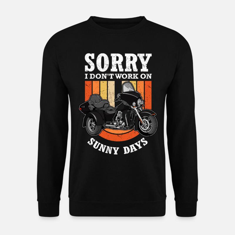Trikefahrer Geschenke | Trike Triker Trikes Biker - Unisex Pullover - Schwarz