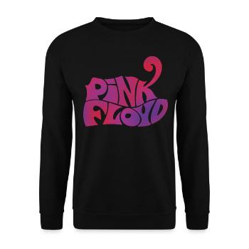 Pink Floyd Writing Pink - Unisex Sweatshirt - black - Front - Alina (178cm) & Michal (187cm)