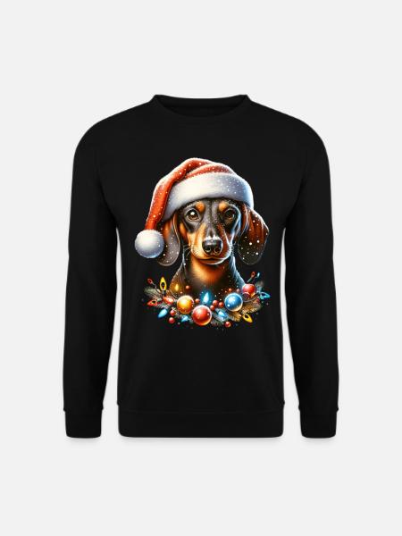 Dachshund Hunde - Unisex Pullover - Schwarz