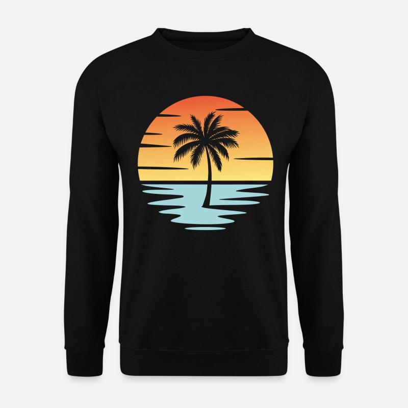 Beach Sunset - Unisex Sweatshirt - black