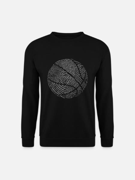 Basketball Fingerabdruck - Unisex Pullover - Schwarz