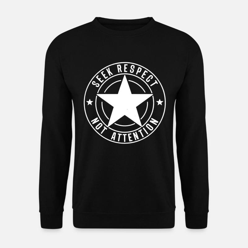 RECHERCHER LE RESPECT - Sweat-shirt Unisexe - noir