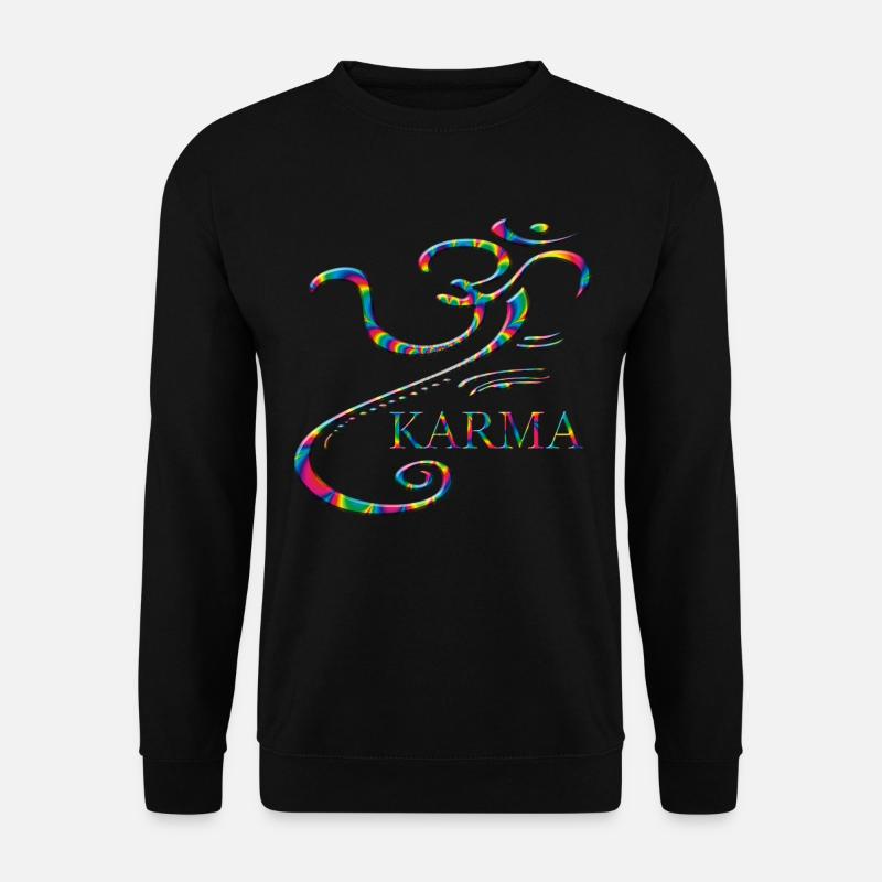 Karma - Unisex Pullover - Schwarz
