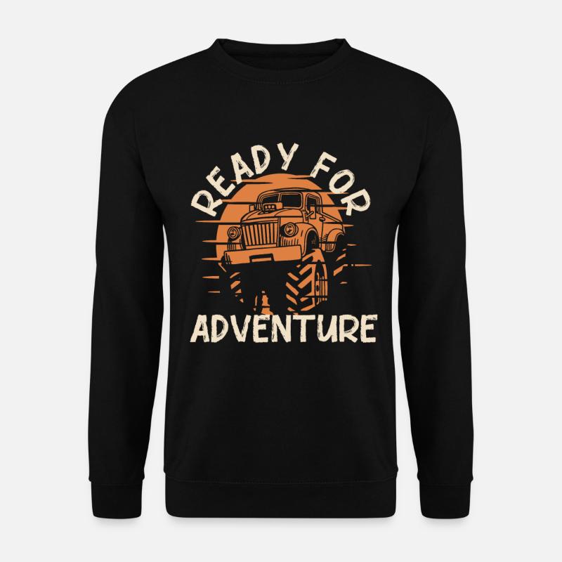 Monstertruck Abenteuer - Unisex Pullover - Schwarz