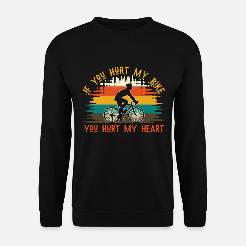 Fahrrad Herz - Unisex Pullover - Schwarz