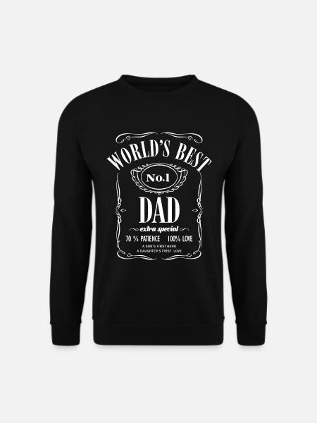 World's Best No.1 Dad - Vatertag - Unisex Pullover - Schwarz