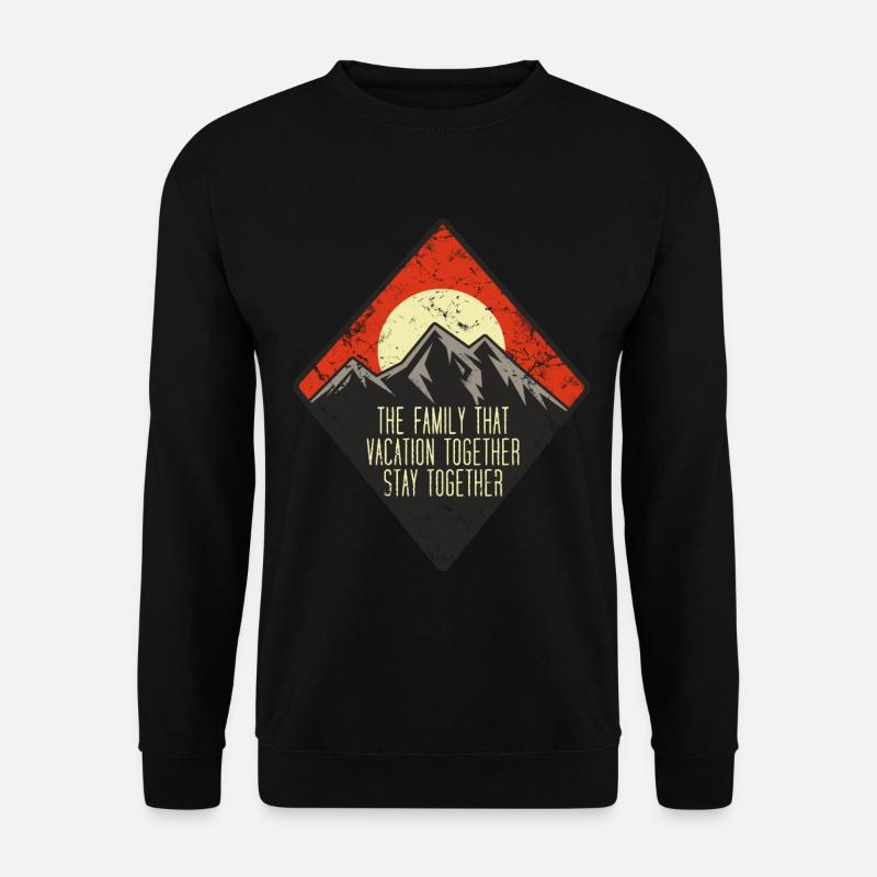 Familie Urlaub Zusammen - Unisex Pullover - Schwarz