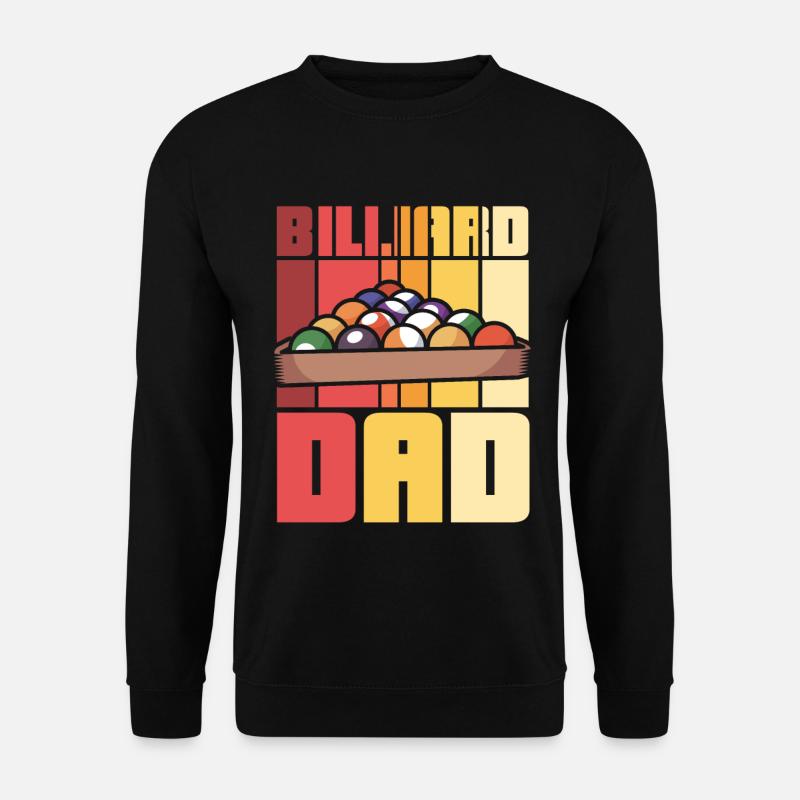 Billiard Dad - Unisex Pullover - Schwarz