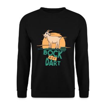 Bock Auf Dart - Fléchettes pour joueurs de fléchettes - Sweat-shirt Unisexe - noir - Devant - Alina (178cm) & Michal (187cm)