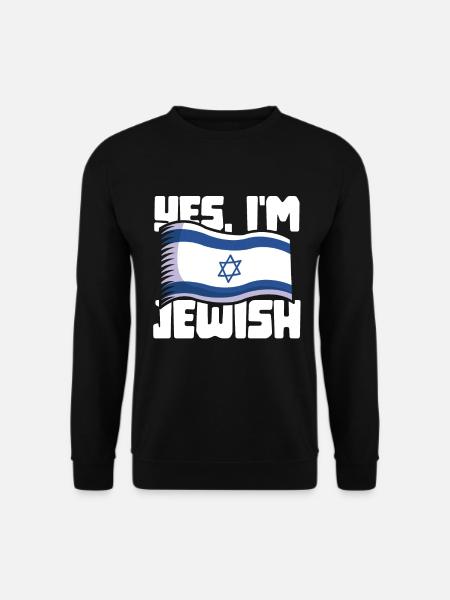 Oui, je suis juif - juif - Sweat-shirt Unisexe - noir