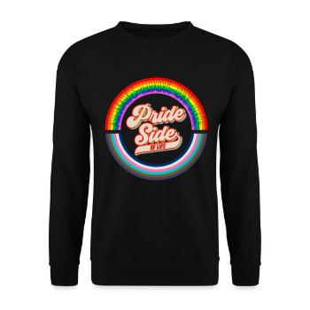 Toujours regarder du côté de la fierté - LGBT - Sweat-shirt Unisexe - noir - Devant - Alina (178cm) & Michal (187cm)