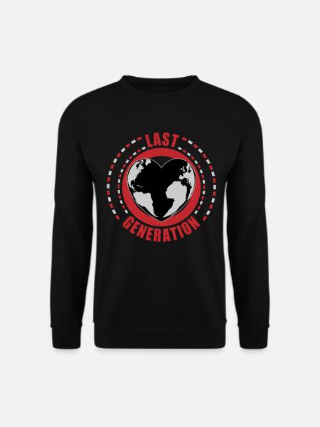 Letzte Generation | Farben änderbar - Unisex Pullover - Schwarz