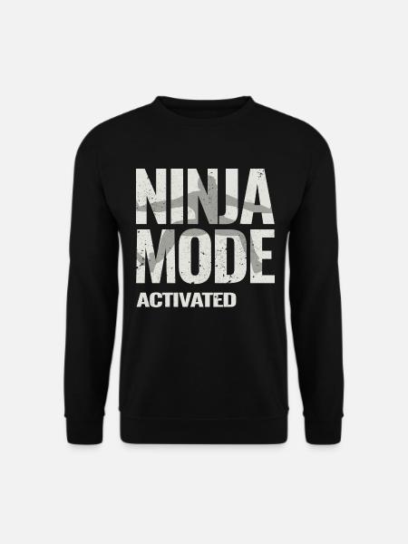Ninja Warrior - Ninja Mode Activated - Unisex Sweatshirt - black