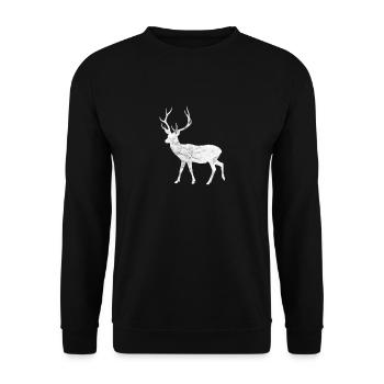 chasseur - Sweat-shirt Unisexe - noir - Devant - Alina (178cm) & Michal (187cm)