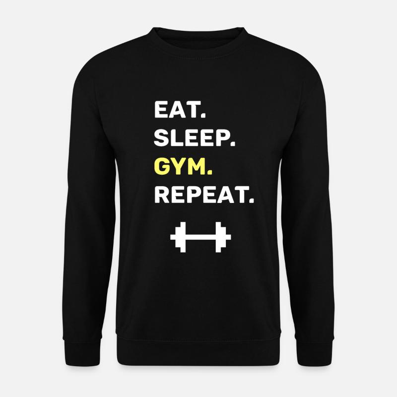 Gym - Unisex Pullover - Schwarz
