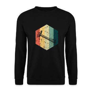 Artisans - Sweat-shirt Unisexe - noir - Devant - Alina (178cm) & Michal (187cm)