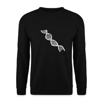 biology - Unisex Sweatshirt - black - Front - Alina (178cm) & Michal (187cm)