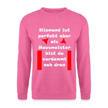 gardien - Sweat-shirt Unisexe - rose - Devant