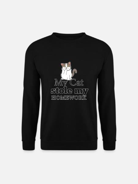 Katze - Unisex Pullover - Schwarz