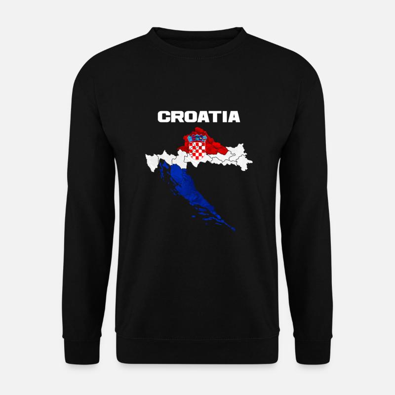 Croatia - Unisex Sweatshirt - black