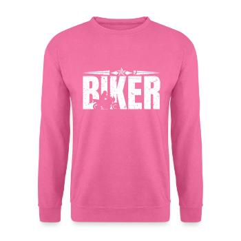 Biker - Unisex Sweatshirt - pink - Front
