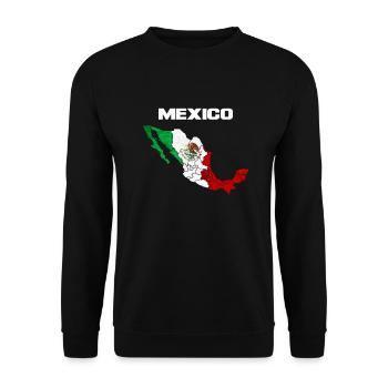 Mexiko - Unisex Pullover - Schwarz - Vorne - Alina (178cm) & Michal (187cm)