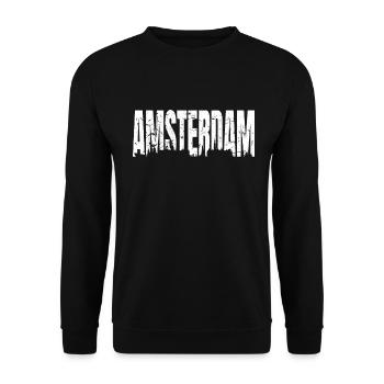 Amsterdam - Sweat-shirt Unisexe - noir - Devant - Alina (178cm) & Michal (187cm)