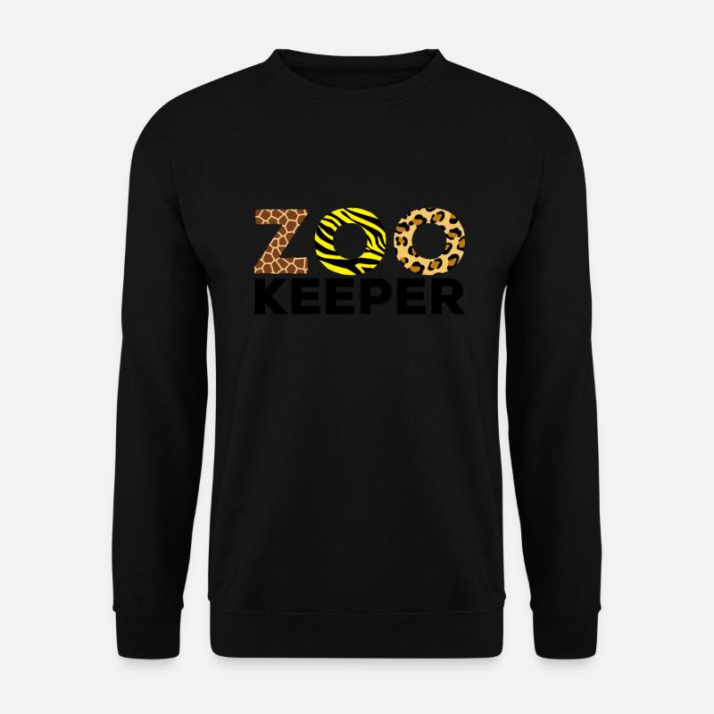 Zoo Zoowärter Zoo Afrika - Unisex Pullover - Schwarz