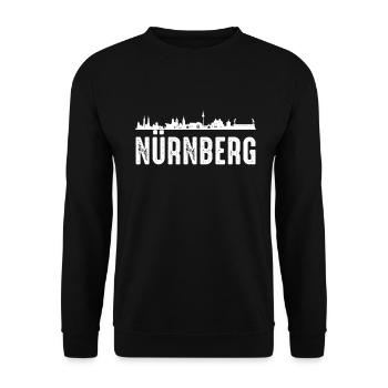 Nuremberg - Unisex Sweatshirt - black - Front - Alina (178cm) & Michal (187cm)