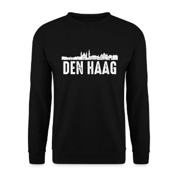 The Hague - Unisex Sweatshirt - black - Front - Alina (178cm) & Michal (187cm)