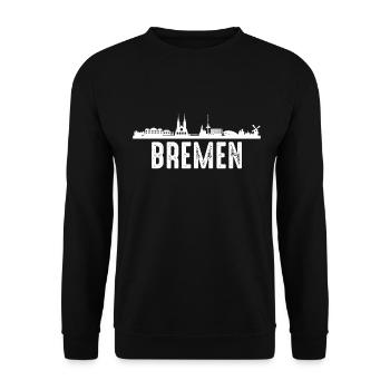 Bremen - Unisex Pullover - Schwarz - Vorne - Alina (178cm) & Michal (187cm)
